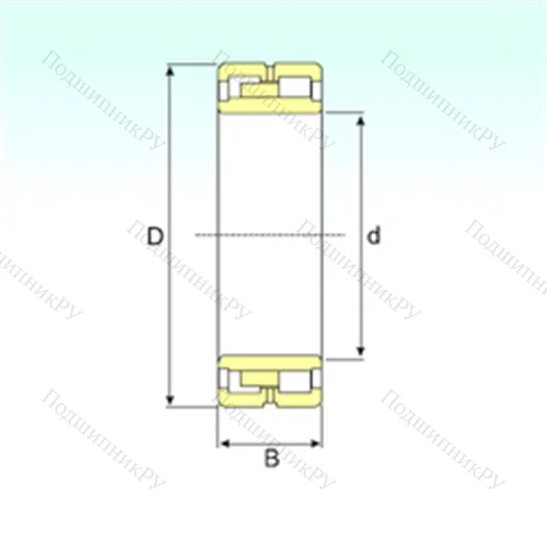 Подшипник роликовый радиальный NNU 4124 K 30M/W 33 от производителя  ISB
