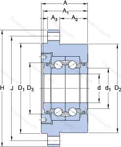 Подшипник FBSA 206/DF