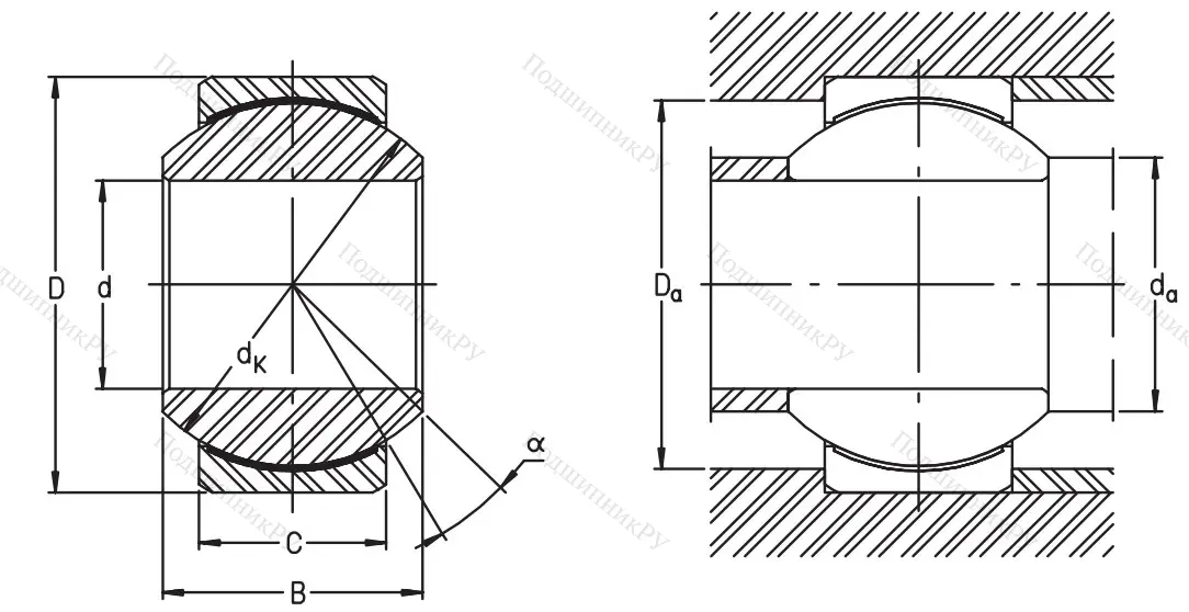 Шарнирный подшипник