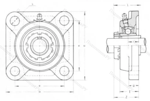 Подшипниковый узел UKF 213 в Кемерове