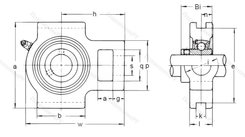 Подшипниковый узел UCT 211 в Кемерове