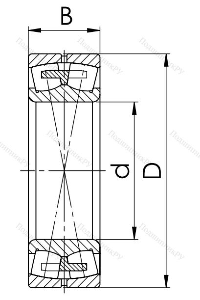 Сферический роликовый подшипник 3534 (22234 MBW 33)