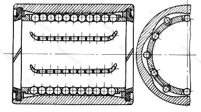 Модификация подшипника 6-510820Л1С17 размер 100x150x175