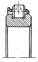 Подшипник  RN 207 (502207) размер 35x61,8x17