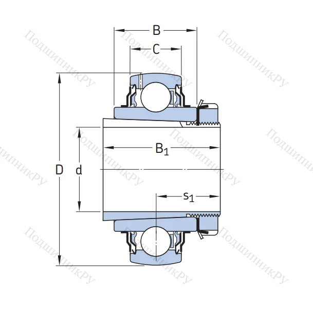 Корпусный подшипник YSA 205-2FK в Кемерове