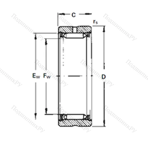 Подшипник игольчатый радиальный