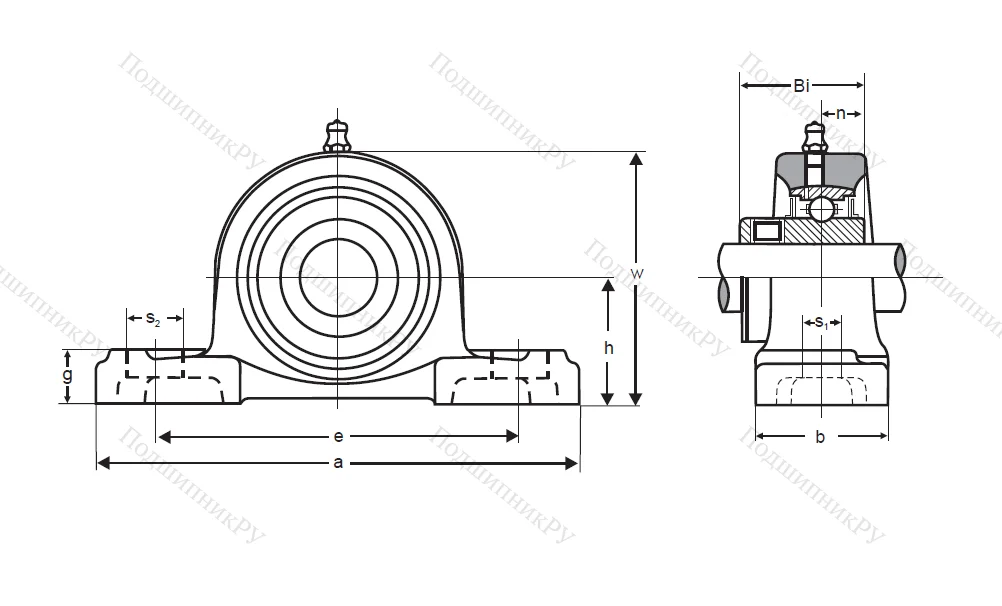 Подшипниковый узел UKP 210 в Кемерове