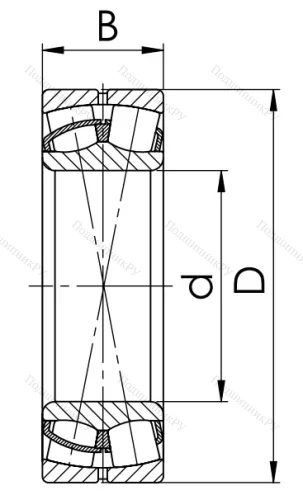 Сферический роликовый подшипник 53517 АН (22217 CW 33) в Кемерове