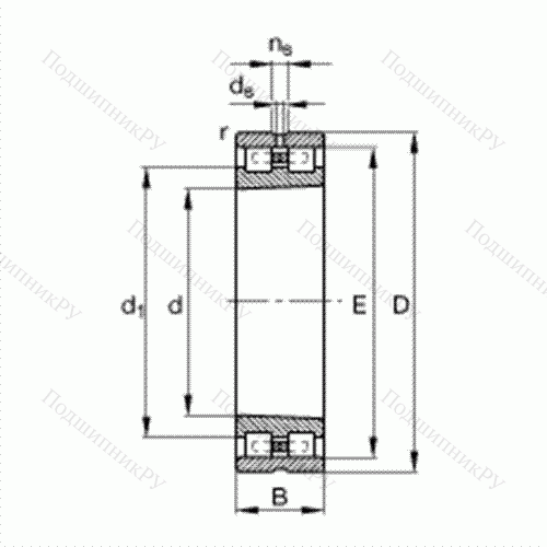 Подшипник роликовый радиальный NN 3024-AS-K-M-SP от производителя  FAG Подшипник роликовый радиальный NN 3024-AS-K-M-SP от производителя  FAG