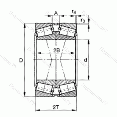 Подшипник роликовый конический 32217-A-N 11CA-A 220-270 от производителя  FAG Подшипник роликовый конический 32217-A-N 11CA-A 220-270 от производителя  FAG